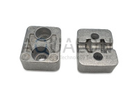 Aluminium Clamp 1/4'' (2x)